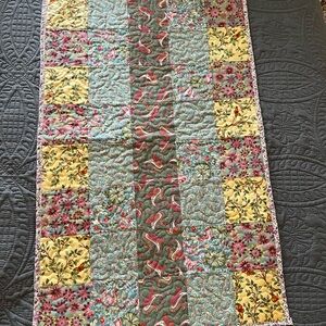 Colorful Handmade Quilted Patchwork Changing Mat